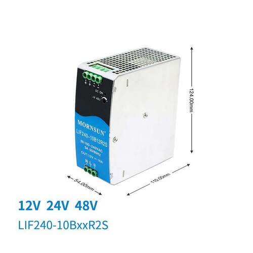 LI/F75/120/150/240/480/960W-10B20B导轨电源12V/24V/48V直流R2S