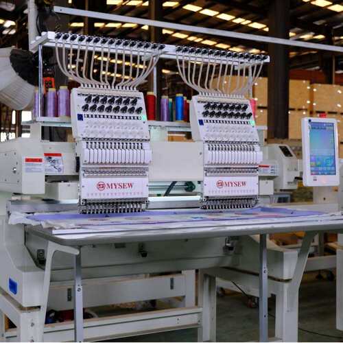 花双头13255针绣机MJS02大豪高速绣花机商用型电脑全自动刺15绣机