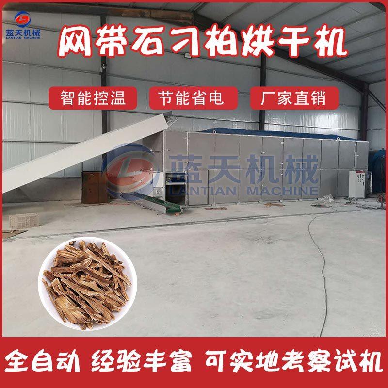 网带式石刁柏烘干机山文竹龙须菜小百部干燥机大型芦笋烘干设备