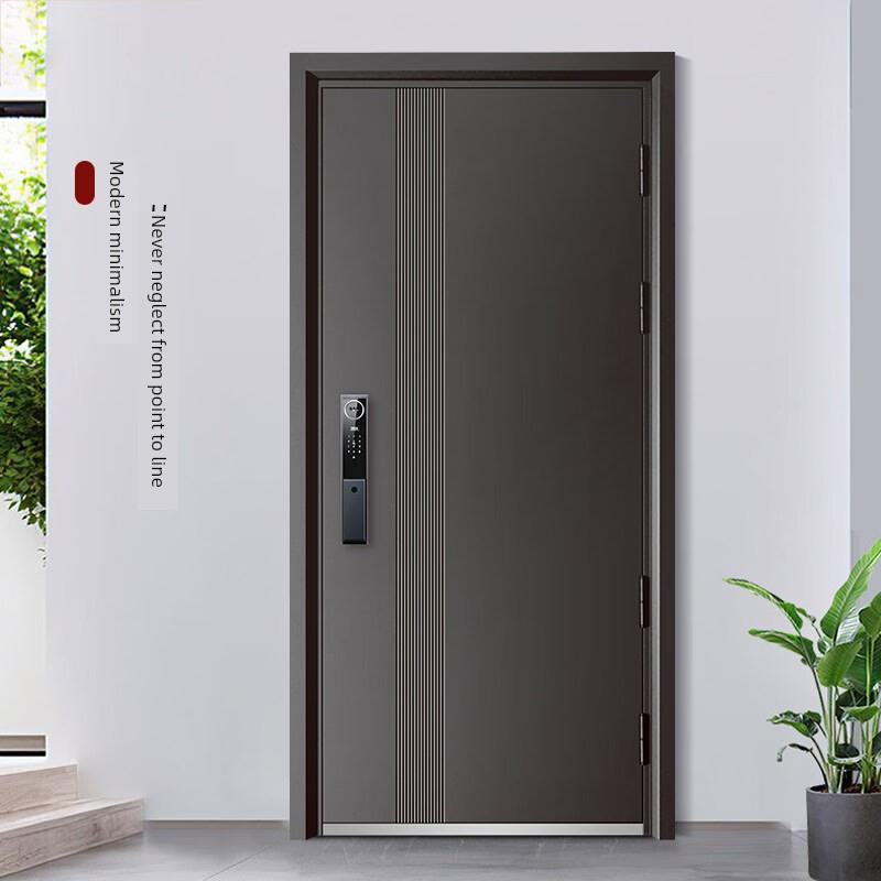 甲级防盗门进户门家用单双开农村自建房大门玻璃气窗入户门子母门