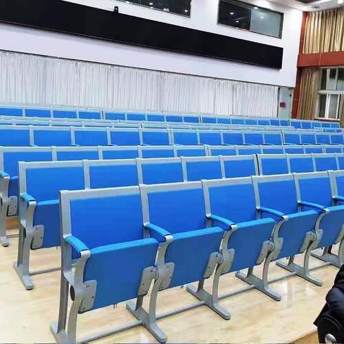 阶梯教室连排椅会议大厅培训桌椅铝合金铸铁学校多媒体教室阶梯椅
