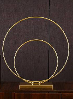 婚礼餐桌花架艺摆件婚庆路环具引HDA装饰仪式氛围布置道双方底花