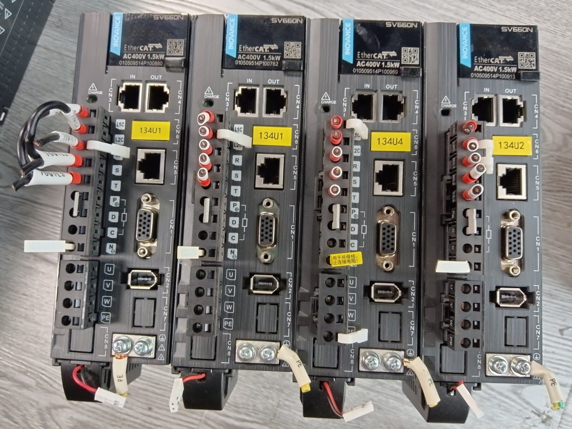 SV660NT5R4I，拆机汇川驱动器1.5KW端子齐全，成