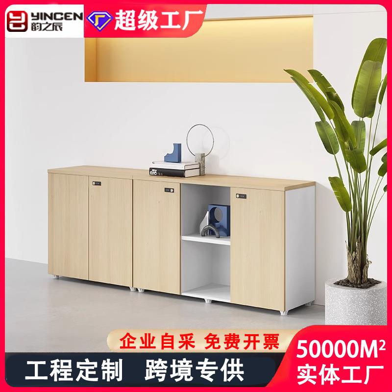 矮柜储物柜文件柜靠墙办公室柜资料柜档案带锁小柜子收纳柜隔断柜