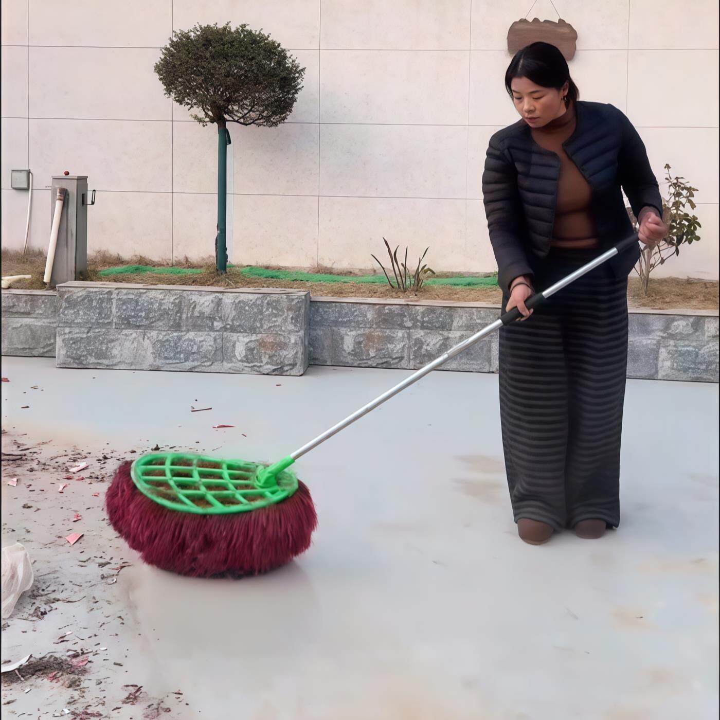 扫帚家用软毛扫把长杆可伸缩清洁工具庭院地面扫除工厂车间大扫帚