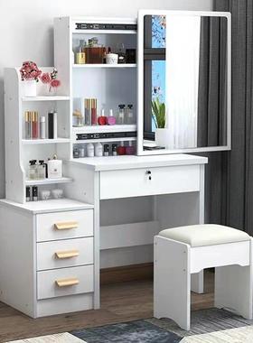 梳妆台卧室2025SYA简年现新款代小简约易网红户型收纳柜多功能化