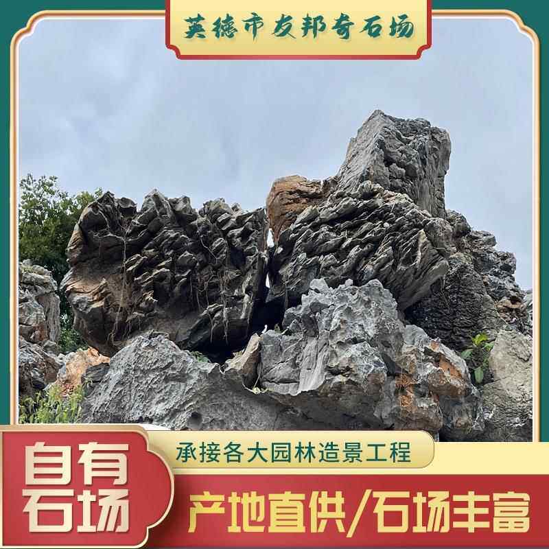 产地供应英德观赏石假山景观石庭院造景青龙石园林英石绿化点叠石