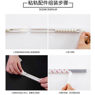 帘子防尘出租房门帘衣帽衣柜遮挡轨道帘布橱柜门帘隔断遮尘间式帘