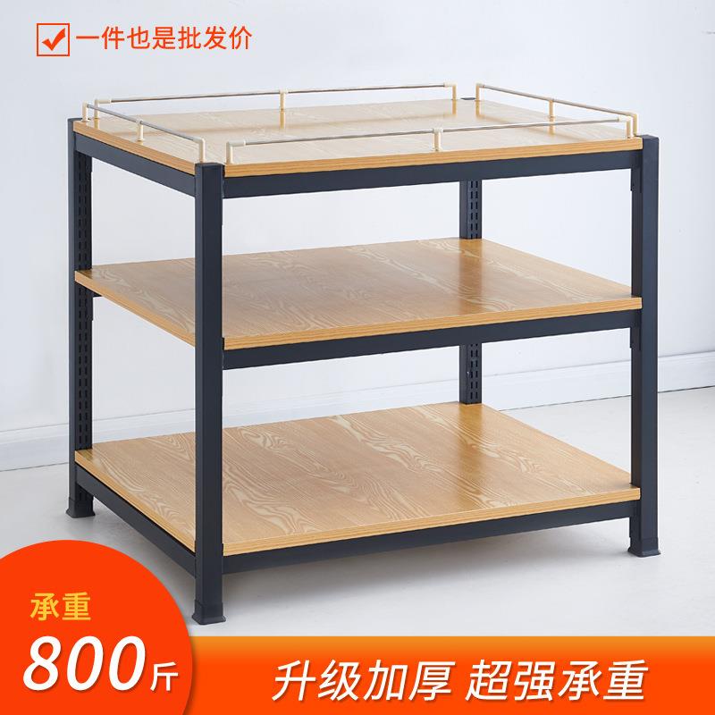 超市油堆多层促销展台货架牛奶饮料地堆母婴店新品陈列展架