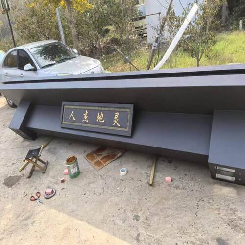铝合金别墅庭院大门2024年新款铝艺双开门户外农村自建房院门围墙