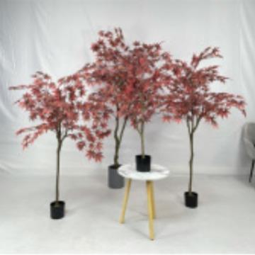 仿真红枫树假红枫树植物造景枫叶装饰盆栽客厅落地摆件仿真绿植