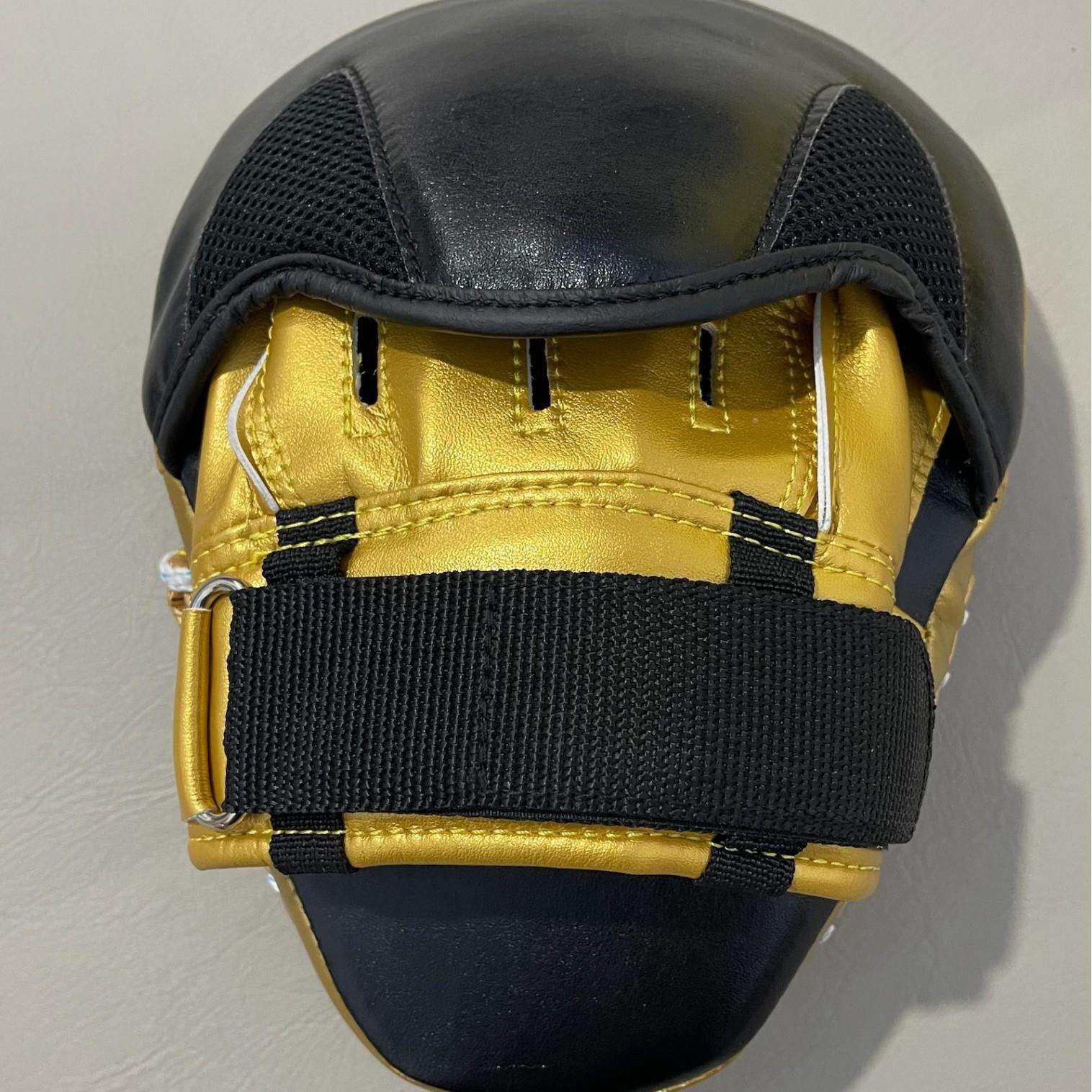 超纤材质MMA护具拳击手靶训练格斗散打弧形靶跆拳道脚靶泰拳专用