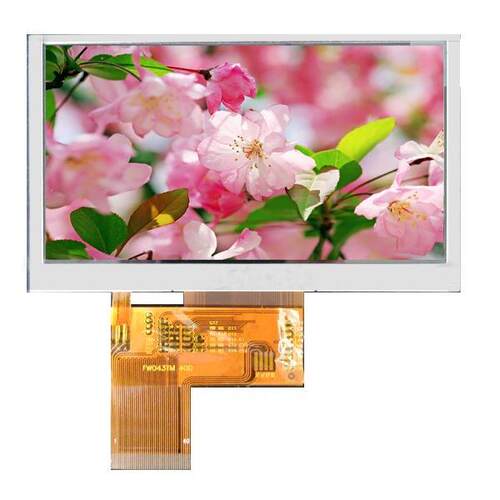 4.3寸高亮工控液晶显示屏 1000cd流明480*272仪器屏 800*480高清