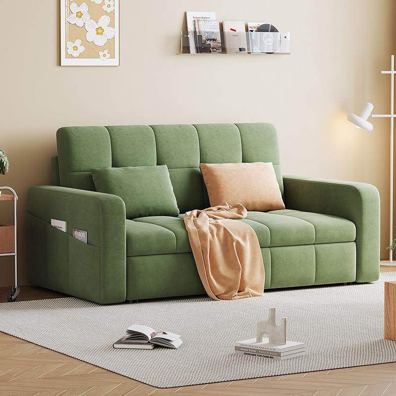 现代简约小户型沙发床折叠可伸缩床一体两用1米5宽抽拉式单人双人