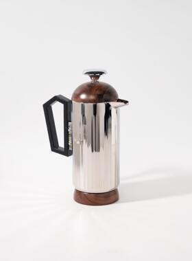 楼现代轻奢不锈钢咖啡壶简创意摆件售处约EKG件桌摆面客厅装饰品