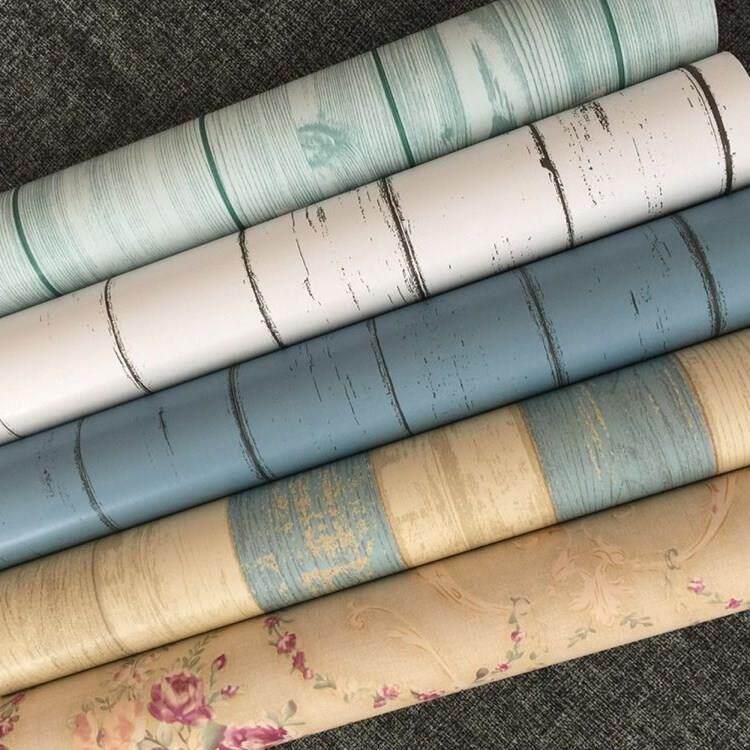 白枫木纹系列自粘墙纸家具翻新自粘壁纸仿木自贴壁纸自贴包邮