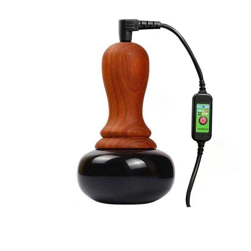 通用砭石电热艾灸温灸仪器按摩热敷仪推拿石刮痧能量背部