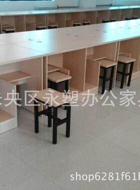 西安厂家直销4人2人办公家具板式电脑职员长条办公桌 简约现在
