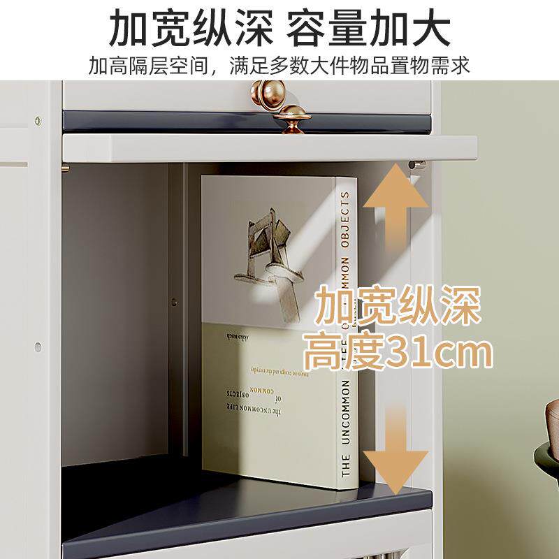 儿童书柜立柜窄实木防尘家用卧室客厅夹缝置物楼梯下储物书架靠墙