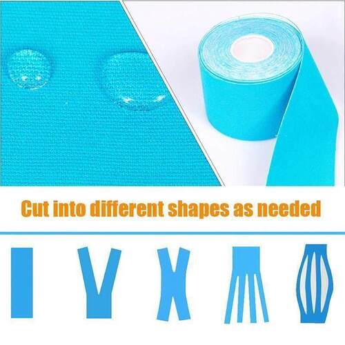 5M Waterproof Breathable Cotton Kinesiology Tape Sports胶带