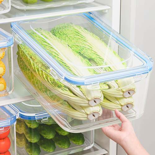 Refrigerator Organizer Box, Storage Box, Freshness Box, Food