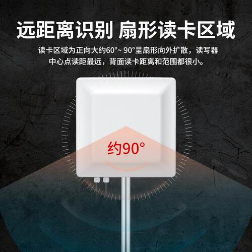 RFID超高频远距离读写器无源电子标签读卡器停车场门禁RFID读头