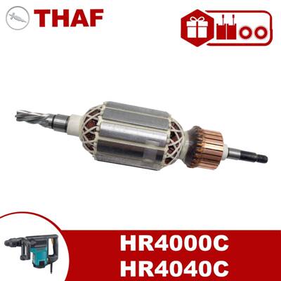 适用于牧田电锤HR4000C HR4040C Armature 转子 锚 电枢 电机配件