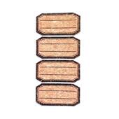 可写字复古木质标签贴纸手写防水商品软木水杯收纳分类名字贴圆点