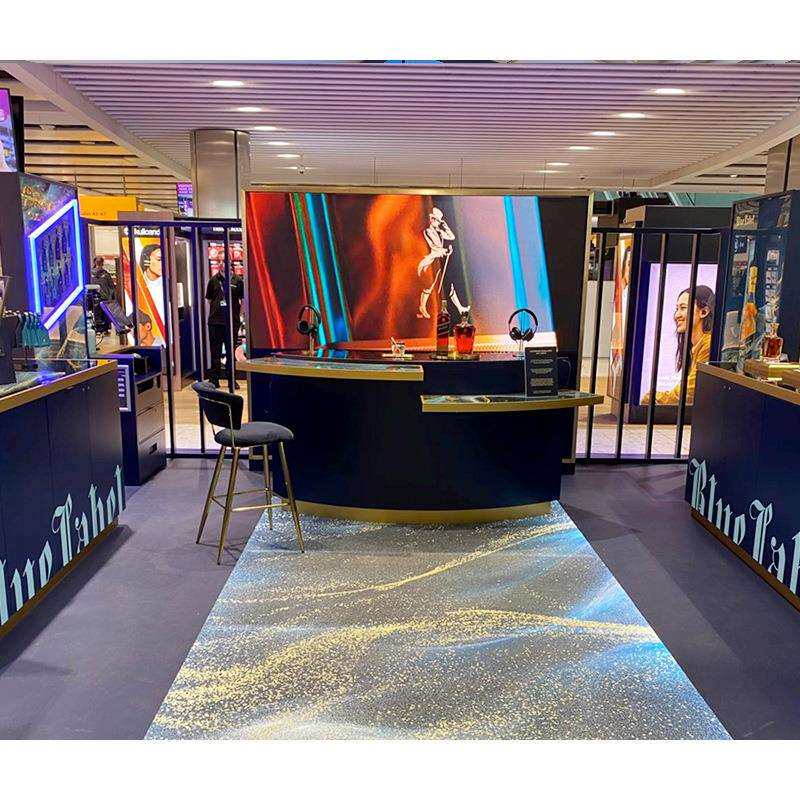 室内屏P1.8学校会议室展厅屏商场广告屏镶嵌式led电子拼接大屏幕