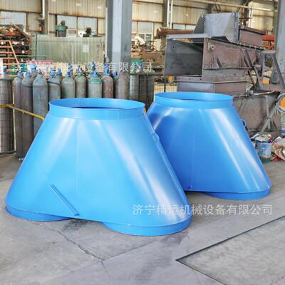 矿用隧道分风器穿墙防逆流铁风筒800mm双风机自动切换三岔分风器