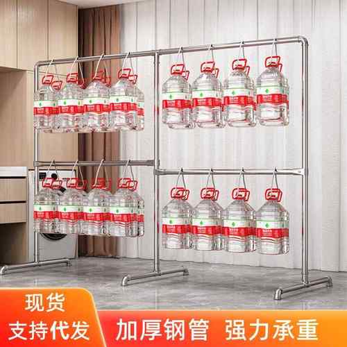 双层款钢管落地晾衣架室内阳台户外防风挂衣架家用水管晒衣服架子