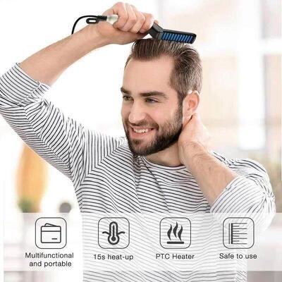 Hair Styling Appliances Quick Beard Straightener Brush Elect