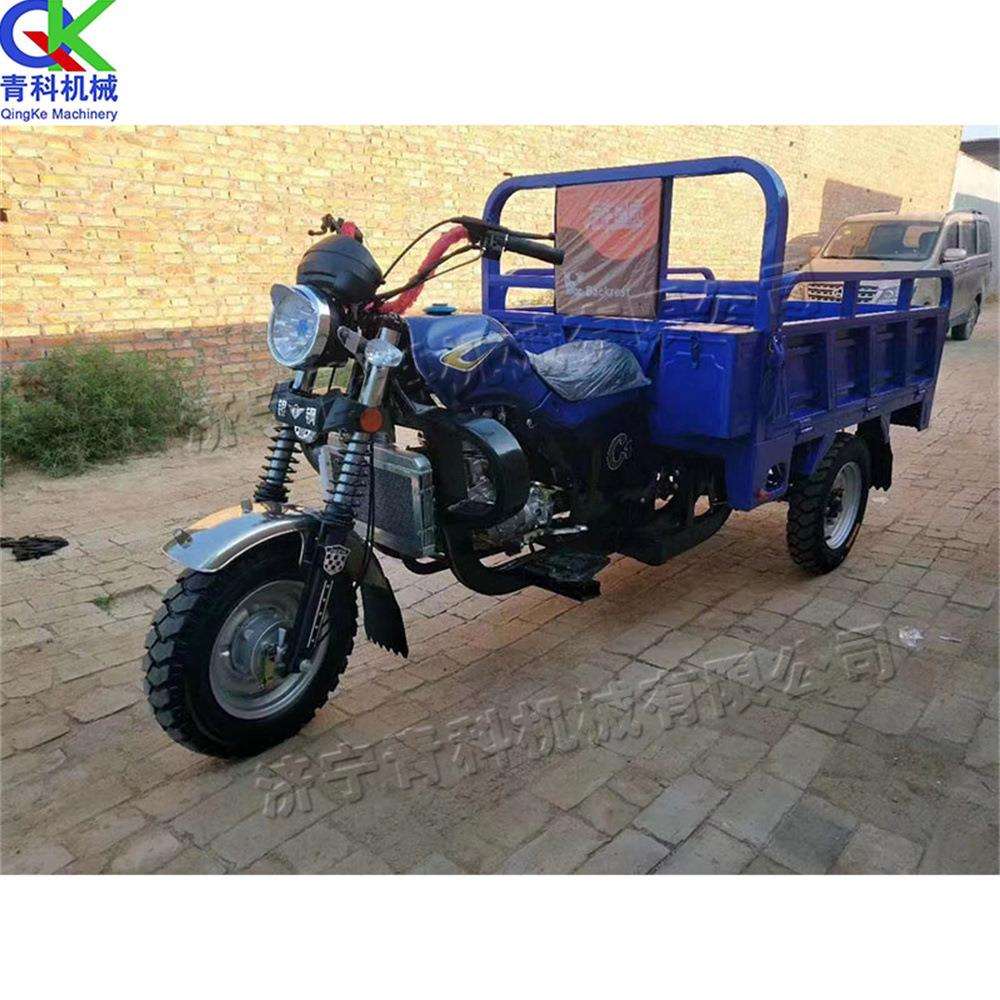 汽油摩托三轮车 农用代步汽油载重 山区载货农用自卸翻斗车