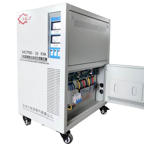 稳压器TND/SVC30KVA三相380V全自动高精度60KVA交流工业稳压电源