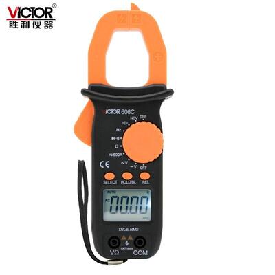 胜利VICTOR 606交直流钳表VC606A/B/C VC610B/C高精度数字钳形表