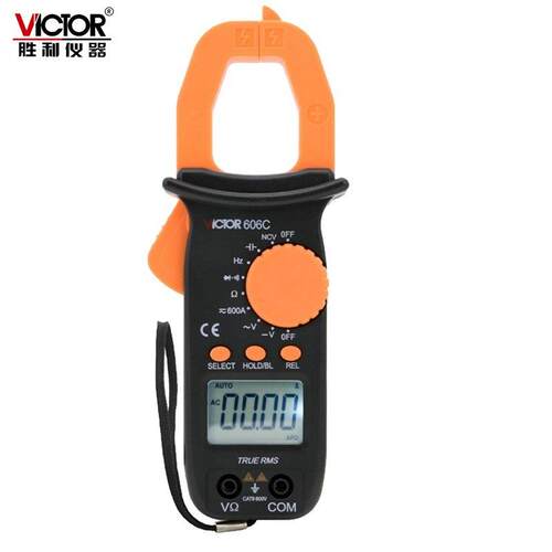 胜利VICTOR 606交直流钳表VC606A/B/C VC610B/C高精度数字钳形表