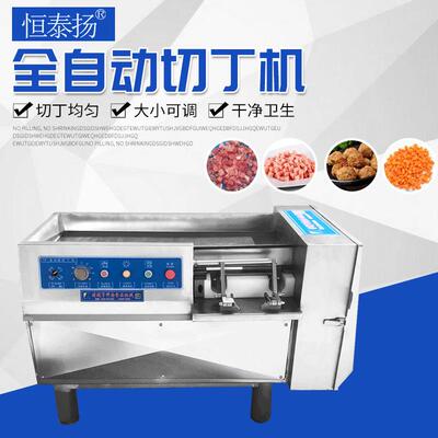 蔬菜瓜果切丁机 宫保鸡丁切丁机 冻肉带皮五花肉切粒机规格齐全