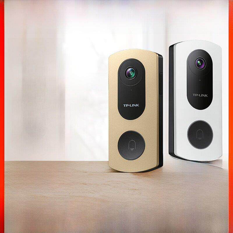 普联TP-LINK可视门铃DB53E门外360度智能猫眼无线语音家用摄像头