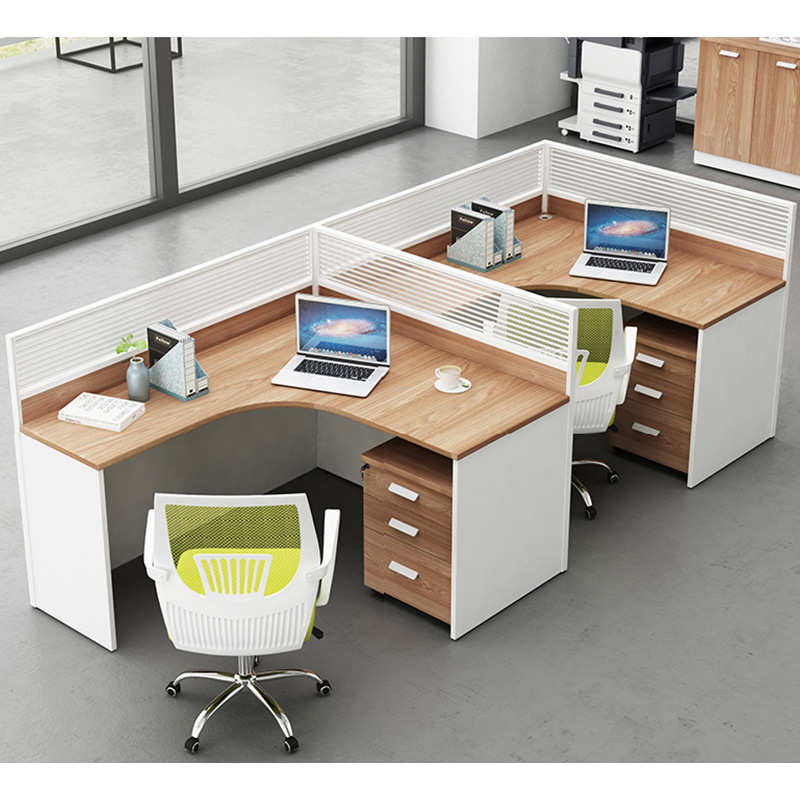 屏风办公桌卡位l组合办公桌型家具工位简约办公办公桌组合员现代