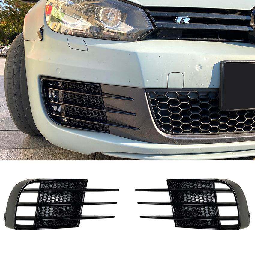 适用大众高尔夫6 Golf 6 高6 GTI GTD 雾灯格栅风刀外饰改装