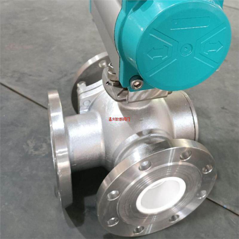 浆液-16P球阀规格气动尺寸三通切换球型Q645TC球阀作用耐磨型号双