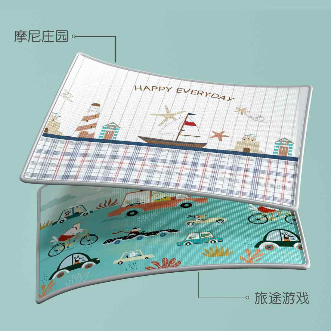 高档曼龙环XPE宝宝行垫加厚保婴儿爬爬爬垫垫儿童地无味游戏垫定