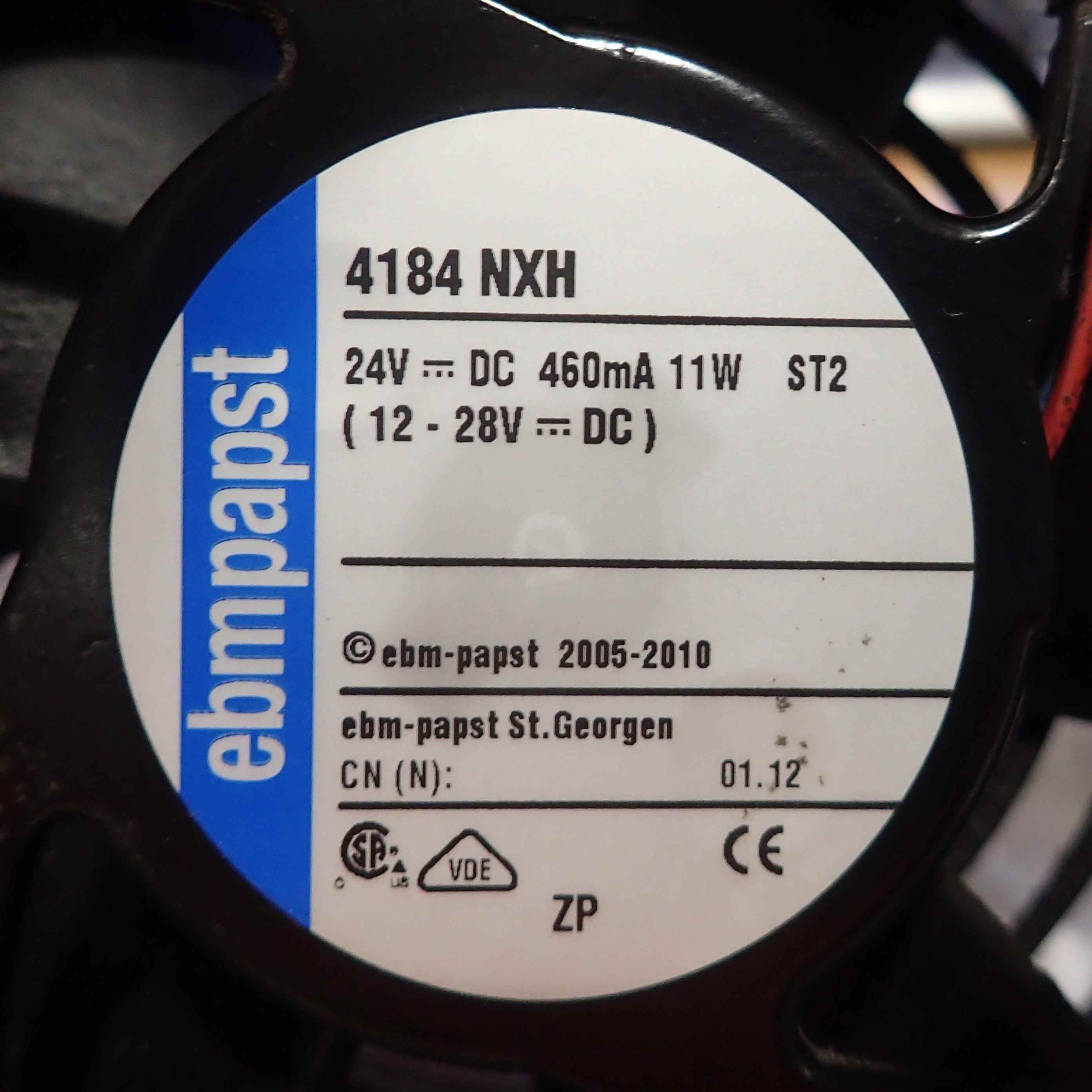 4184NXH 24V 11W 原装德国进口 插片 铝框耐高温德国进口风扇