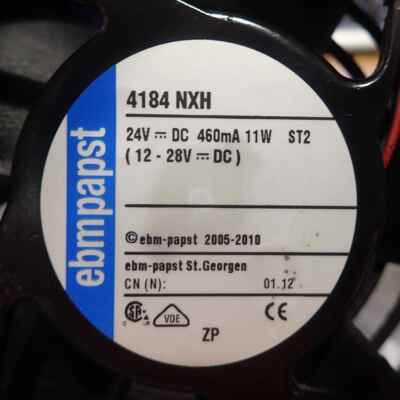 4184NXH 24V 11W 原装德国进口 插片 铝框耐高温德国进口风扇