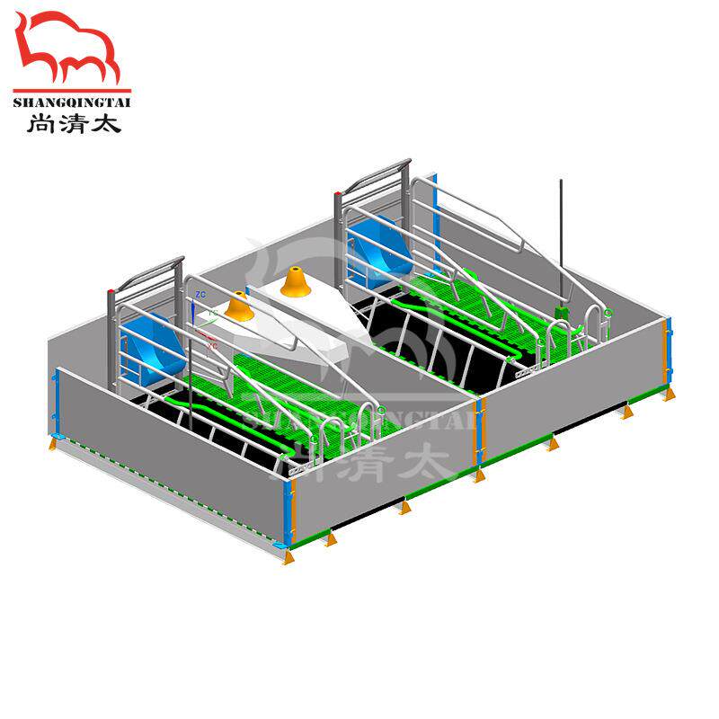 养殖场猪栏母猪单体产床分娩床养猪设备整体热浸锌栏位