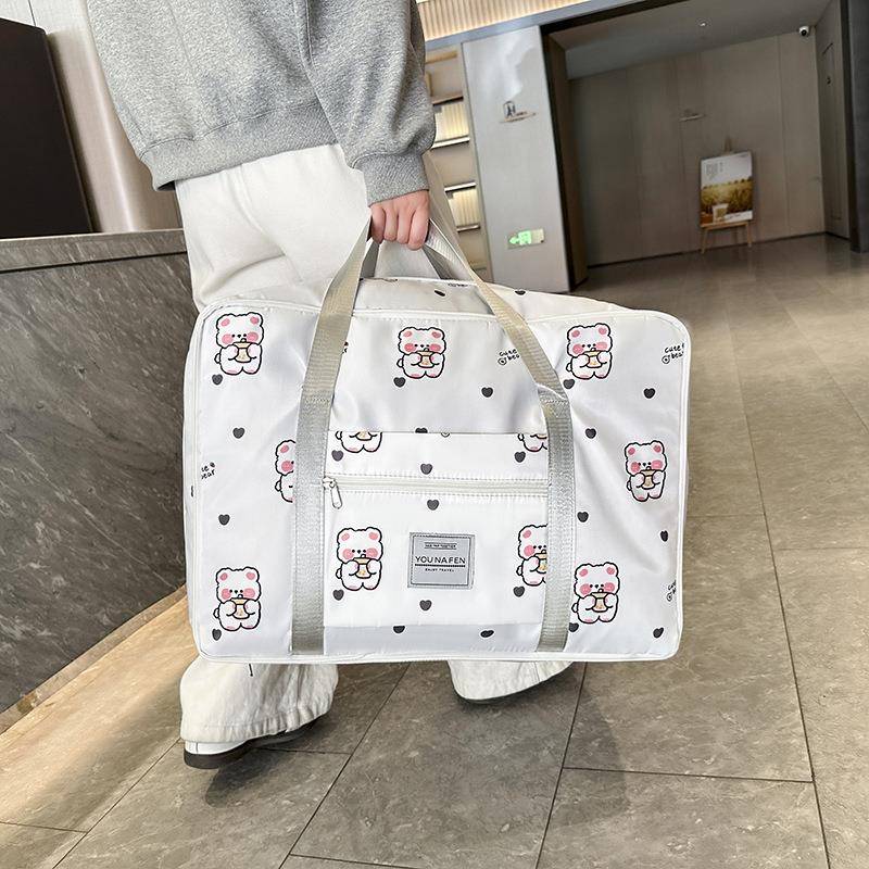 旅行收纳袋大容量收李纳佐致（收包衣服收拉纳袋搬家打旅包袋套杆