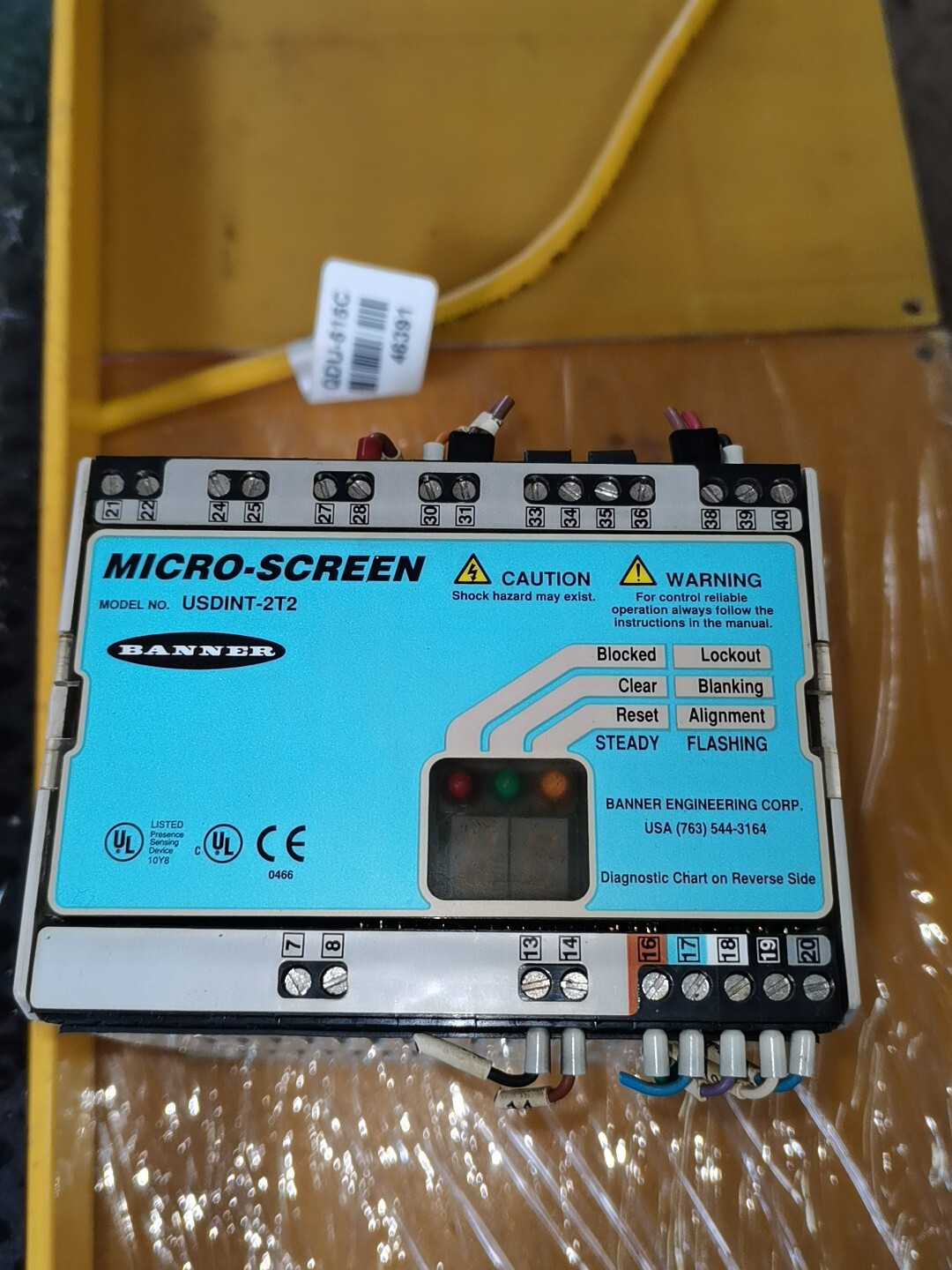 美国BANNER邦纳安全光栅光幕控制器USDINT-2T2