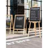 实木支架式 落地 小黑板店铺用广告牌餐厅门口手写黑板立牌木架立式