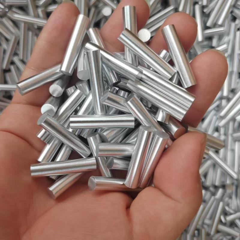 6061精抽铝棒实心铝柱销钉销轴铝间隔柱精密切割直径2345678910mm