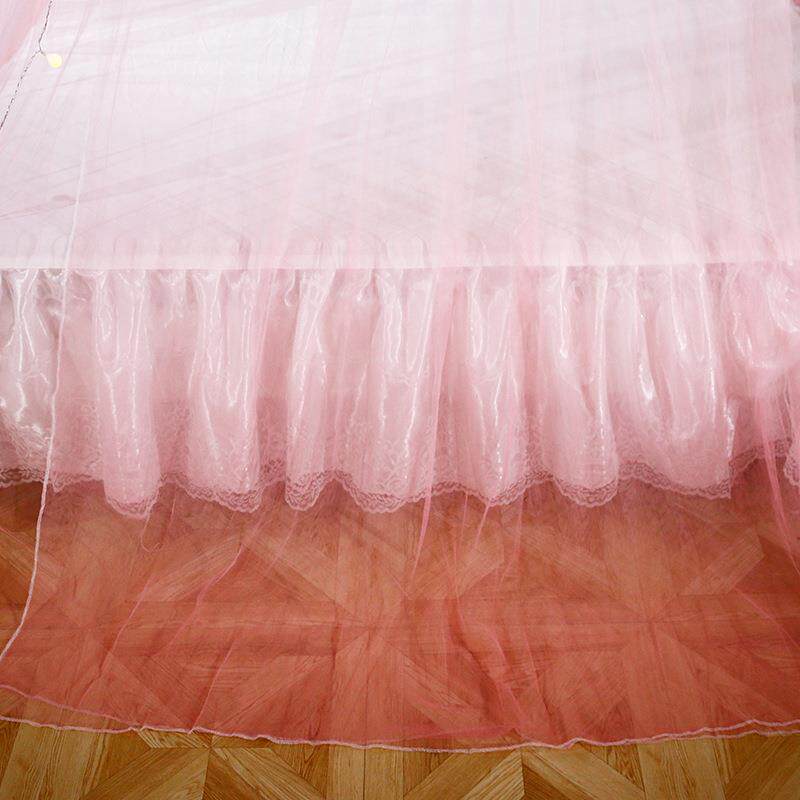 跨开境夏季新品圆顶帐1.床吊顶公主风渐蚊AJMJF004变色三门8免安